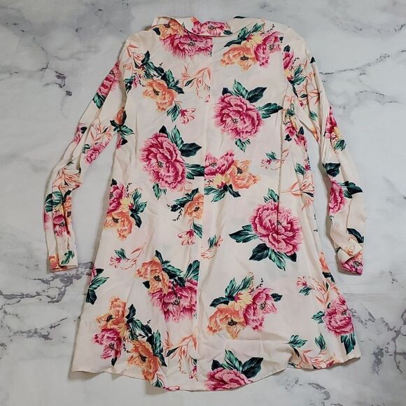 Love, Fire Floral Shirt Dress - Picture 3 of 6